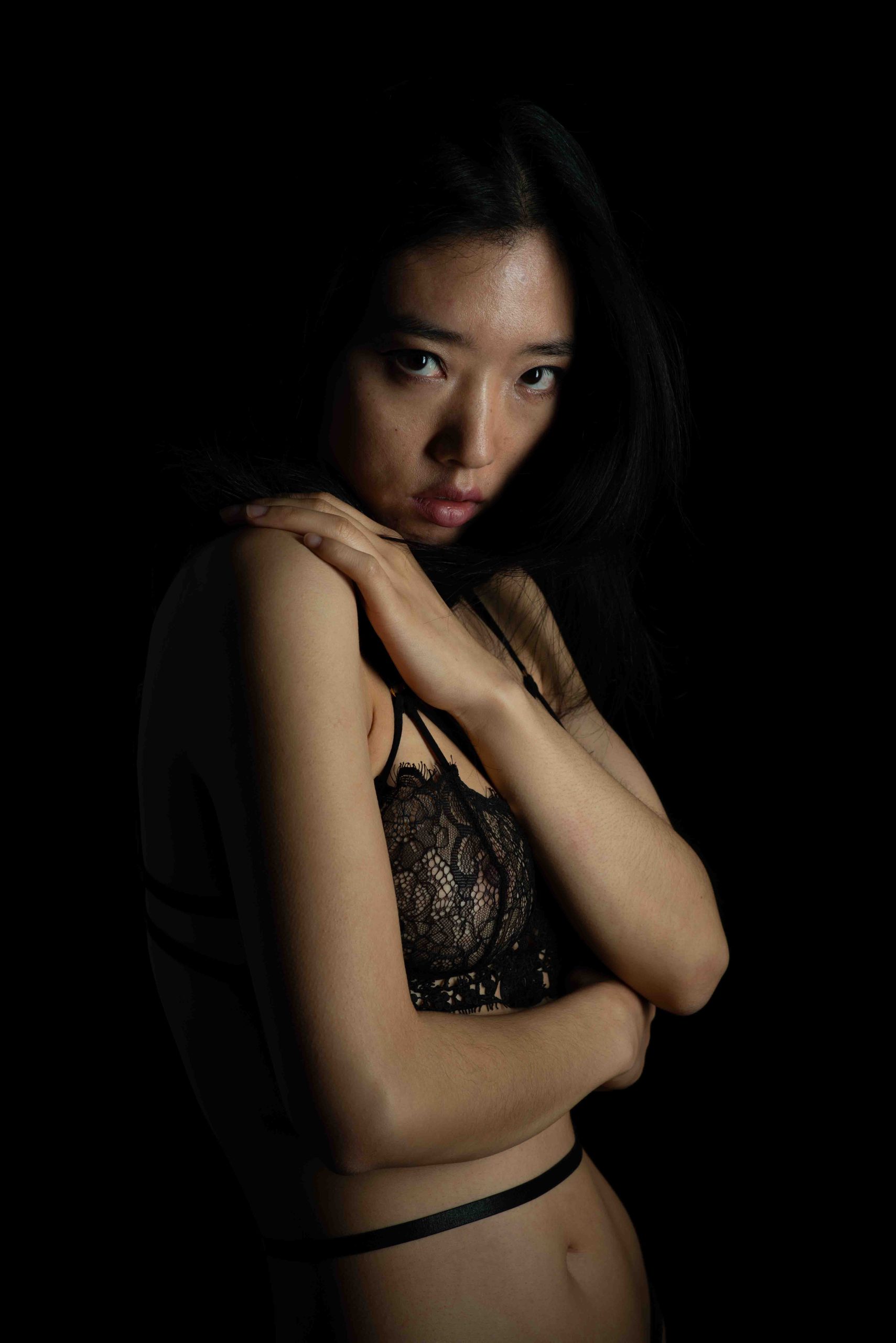 Paul Vandoorne | Fotografie | Modellenfotografie | Qian | Studiofotografie | Low Key